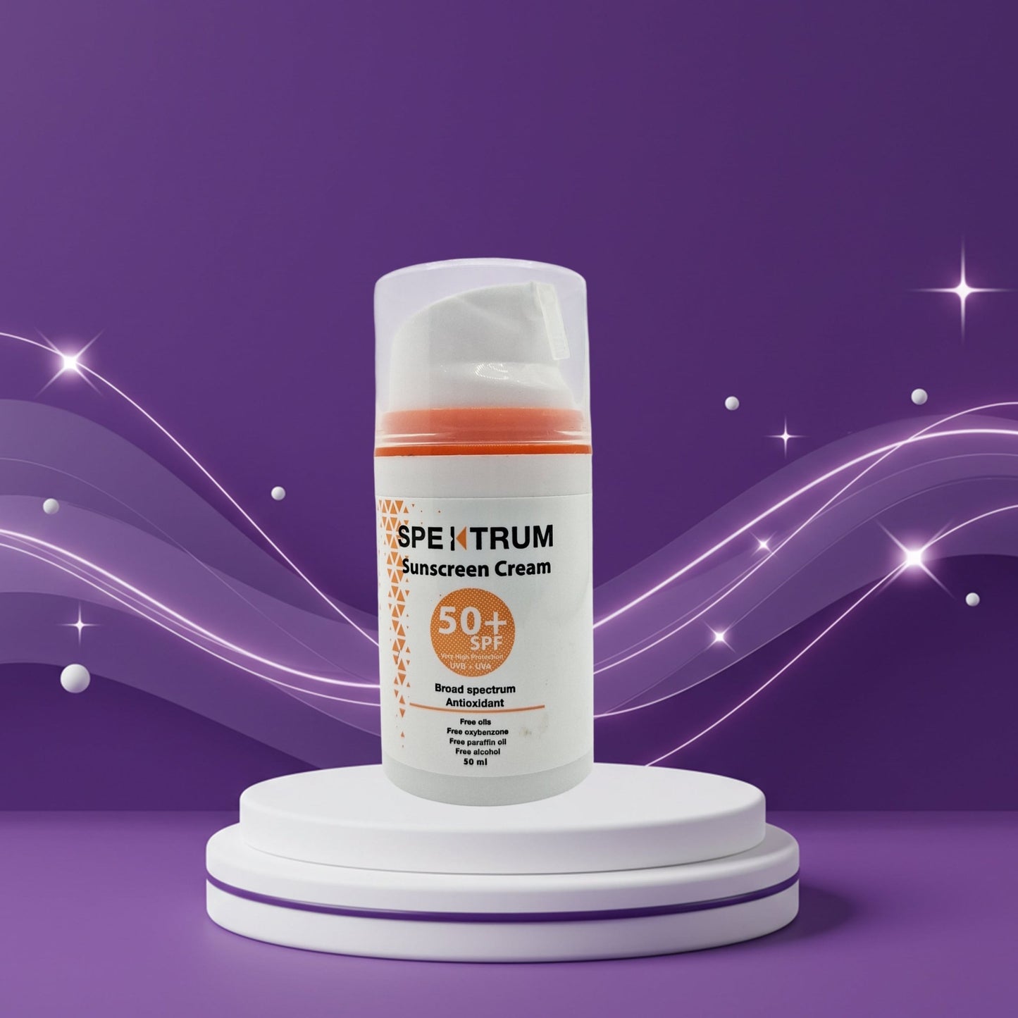 Sunscreen Cream 50ml - Spectra - صن اسكرين كريم ٥٠مل - سبكترا - Rovacure