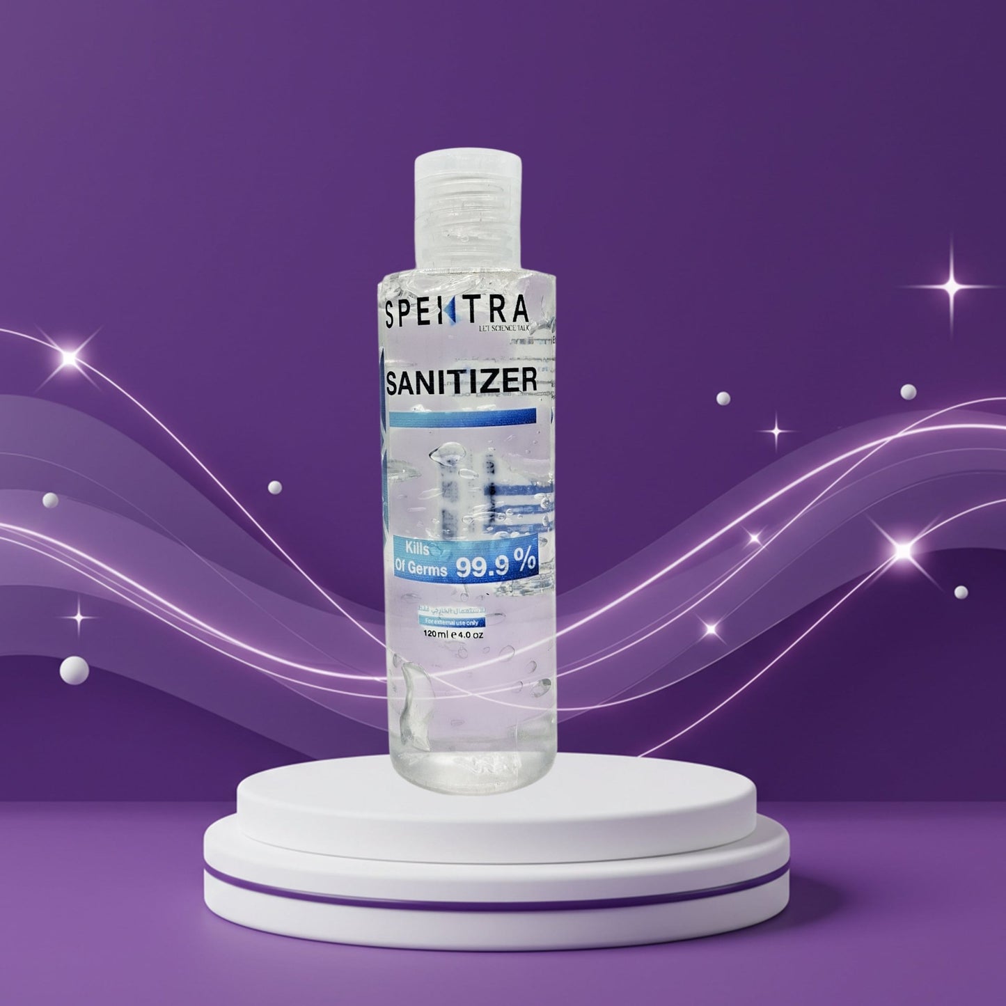 Spectra Hand Sanitizer Gel 120ml جل معقم للأيدي ١٢٠مل - سبكترا - Rovacure